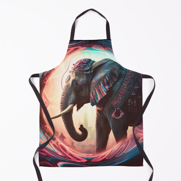 Item preview, Elephant Silhouette. Psychedelic elephant, Fantasy Elephant, colorful elephant designed and sold by ElephantVibes.