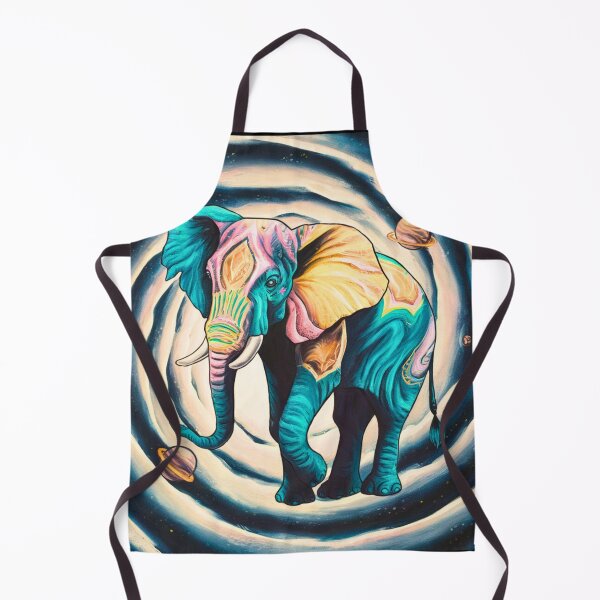 Item preview, Elephant Silhouette. Psychedelic elephant, Fantasy Elephant, colorful elephant designed and sold by ElephantVibes.