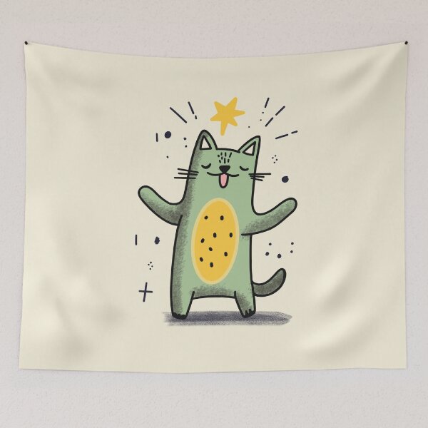 Item preview, Paws and Rhythm: The Dancing Cat designed and sold by pmdcreations.