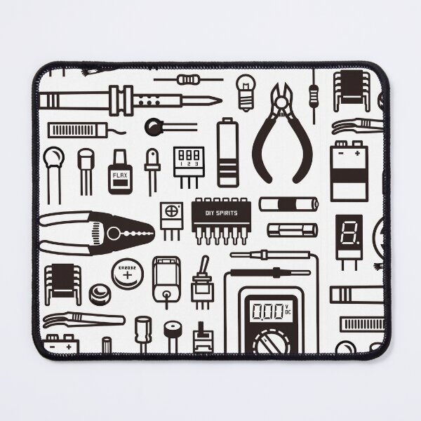 Item preview, Electronic Work Tools (black-and-white ver.) designed and sold by area26.