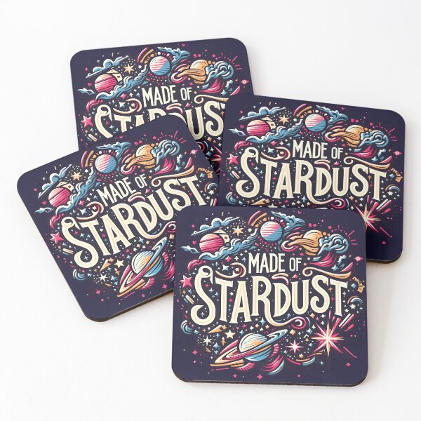 Item preview, Made of Stardust, typography designed and sold by maxmaj.