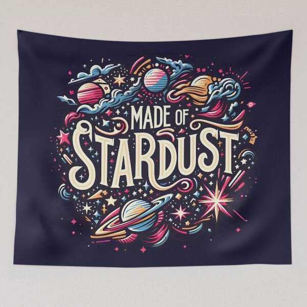 Item preview, Made of Stardust, typography designed and sold by maxmaj.
