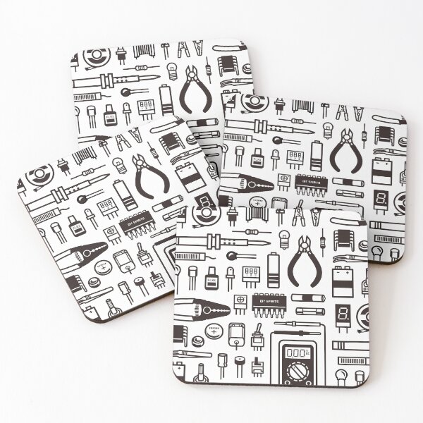 Item preview, Electronic Work Tools (black-and-white ver.) designed and sold by area26.