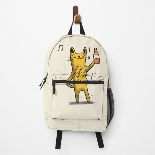 Item preview, The drinking and dancing Cat designed and sold by pmdcreations.