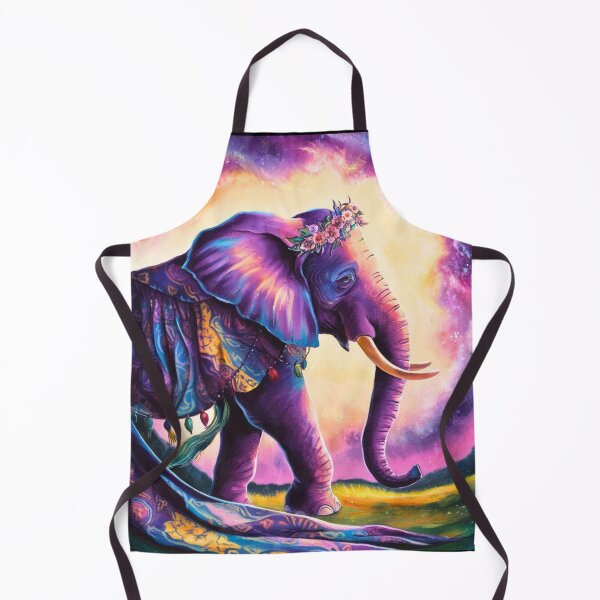 Item preview, Elephant Silhouette. Psychedelic elephant, Fantasy Elephant, colorful elephant designed and sold by ElephantVibes.