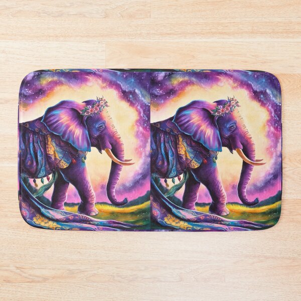 Item preview, Elephant Silhouette. Psychedelic elephant, Fantasy Elephant, colorful elephant designed and sold by ElephantVibes.
