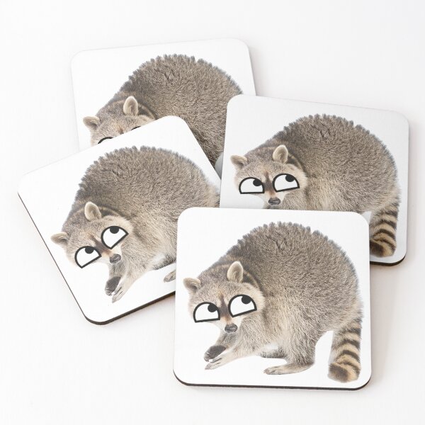 Item preview, Derpy racoon  designed and sold by SillyLittleSnek.