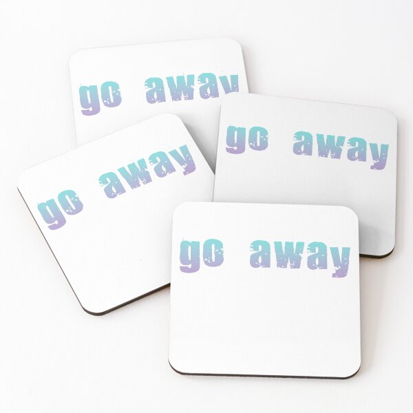 Item preview, Go Away Graphic Print Pastel designed and sold by Feral Designs by Lauren Elisabeth.