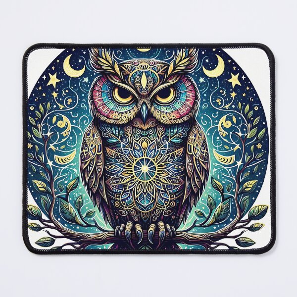 Item preview, Perched Owl designed and sold by GoddessLit.