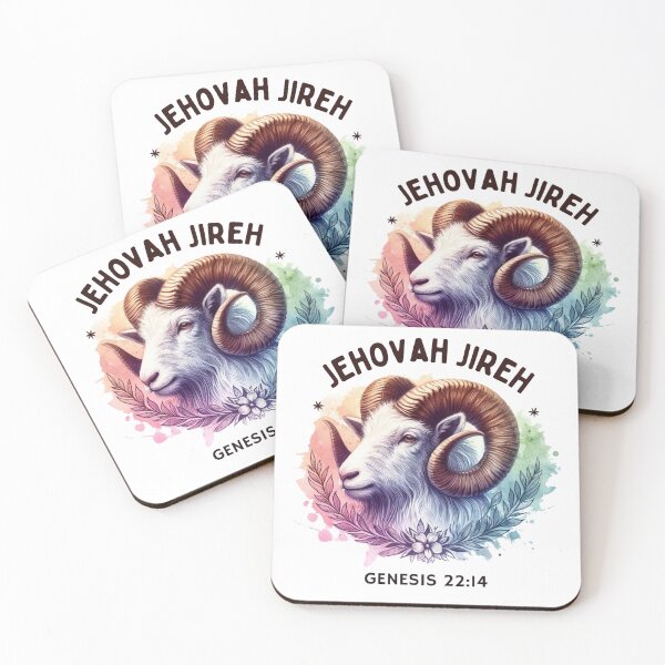 Item preview, Jehovah Jireh, Genesis 22:14, Ram Art designed and sold by Faithloveshop.