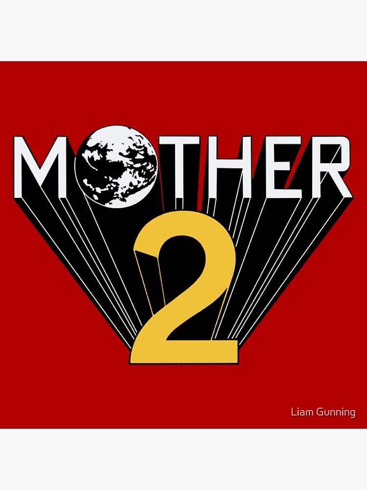 Earthbound Mother 2 Logo Greeting Card By Liamgunning Redbubble