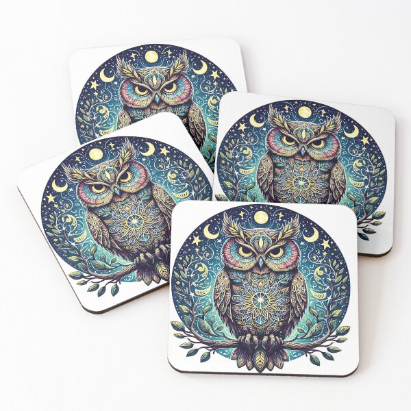 Item preview, Perched Owl designed and sold by GoddessLit.