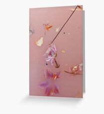 Harry Styles Flower Pattern Greeting Card
