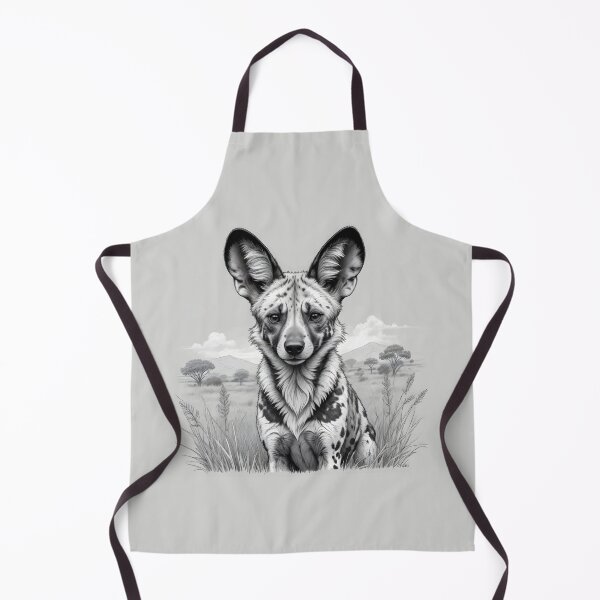 Item preview, African Wild Dog Pencil Art designed and sold by WildlifeInc.