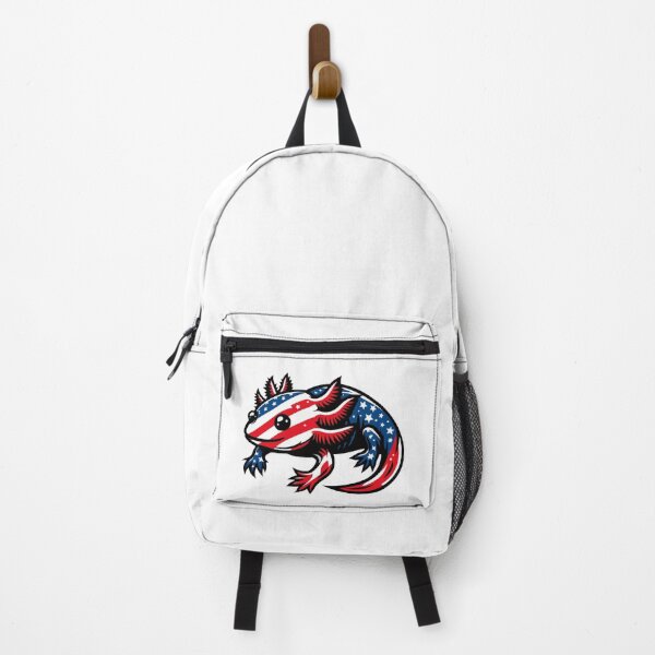 Item preview, Patriotic USA Flag Axolotl designed and sold by RetroPop23.