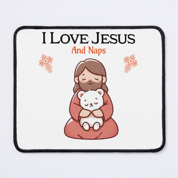 Item preview, i love jesus and naps Bear designed and sold by LemuellTrends.