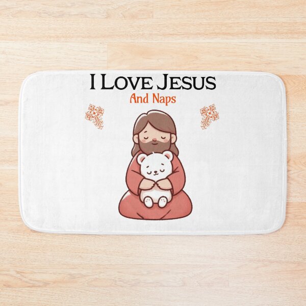 Item preview, i love jesus and naps Bear designed and sold by LemuellTrends.