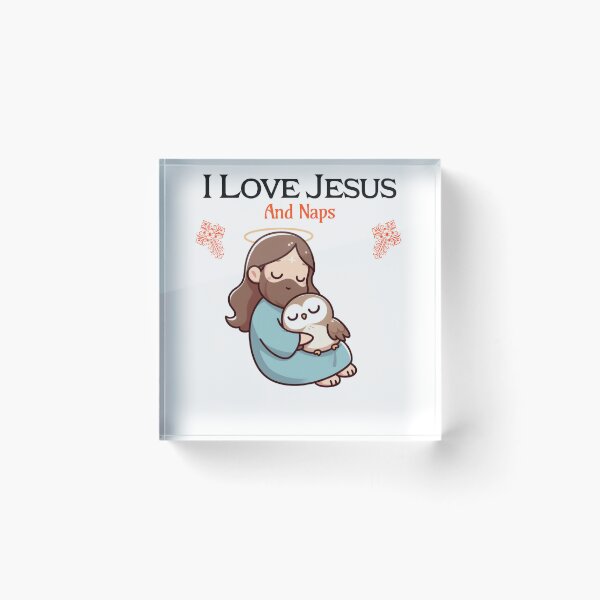 Item preview, i love jesus and naps Owl designed and sold by LemuellTrends.