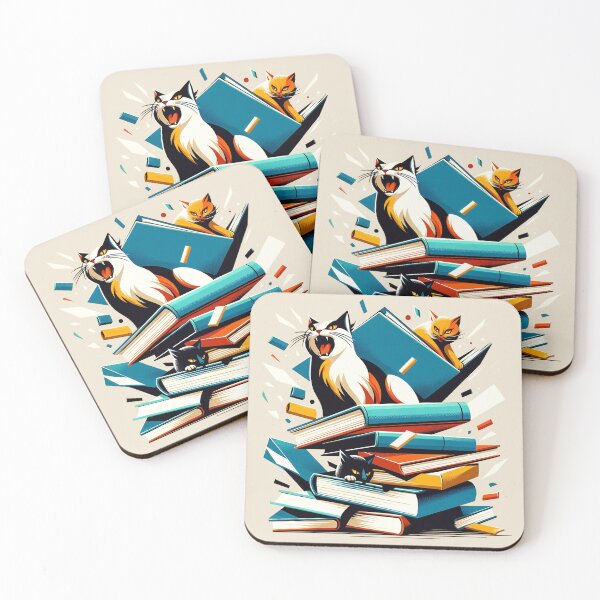 Item preview, Cat-astrophe!  Modern Chaos in the Book Nook designed and sold by CrypRenaissance.