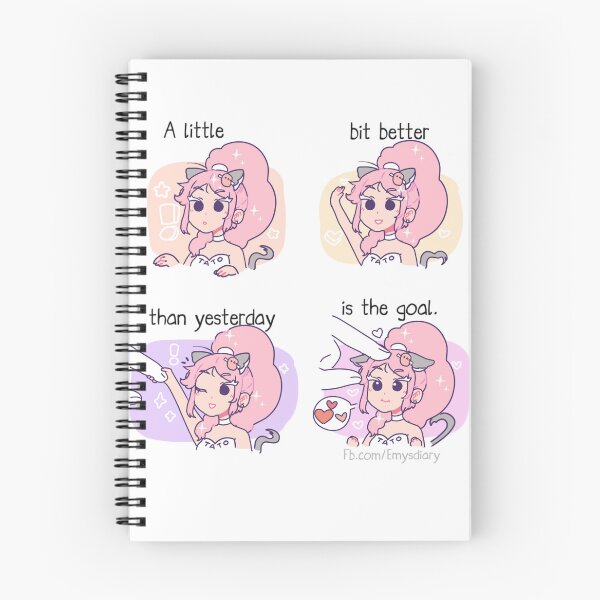 Item preview, A Little Bit Better Than Yesterday is the goal! (Kawaii Potato) designed and sold by TheShunbun.