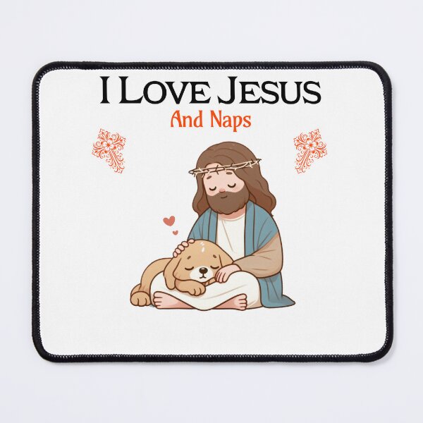 Item preview, i love jesus and naps Dog designed and sold by LemuellTrends.