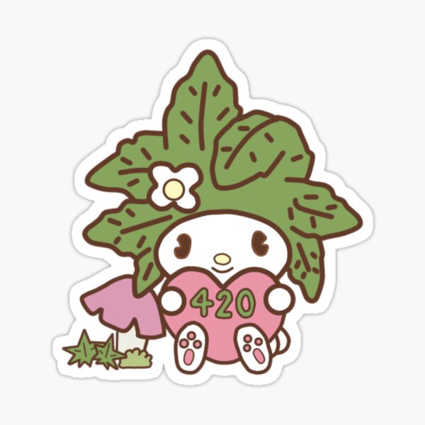 Item preview, 420 bunny leaf designed and sold by f4eariespitz.