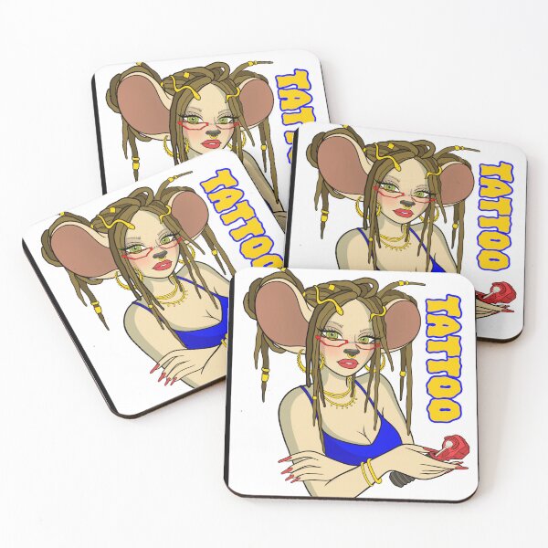 Item preview, mouse tattoo  designed and sold by Irene Pérez.