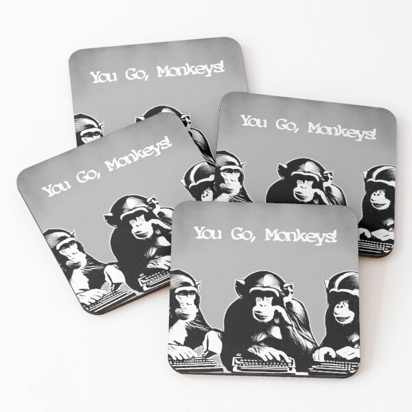 Item preview, You Go, Monkeys! designed and sold by MeDoStuff.