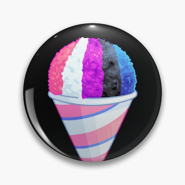 Item preview, Genderfluid Flag Snow Cone  designed and sold by Artimanx.