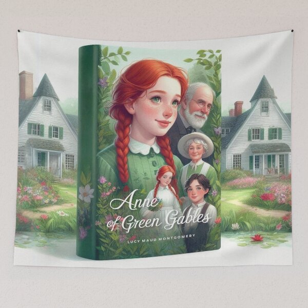 Artikelvorschau, Anne auf Green Gables – Neuinterpretation des klassischen Romancovers entworfen und verkauft von MisfitTales.