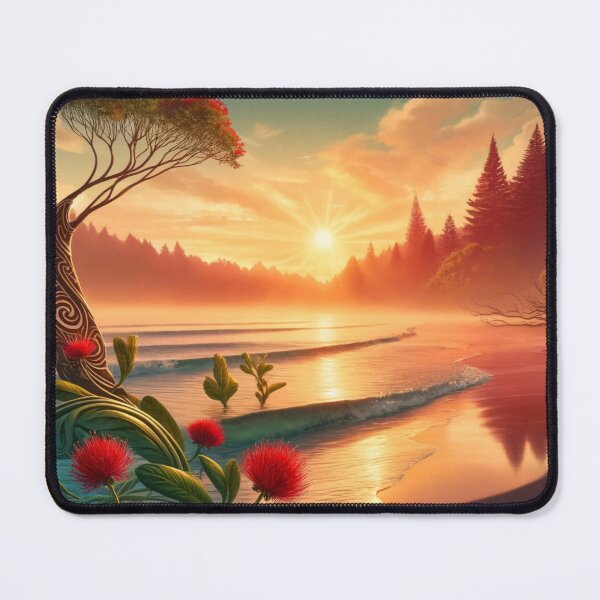 Item preview, Pohutukawa Sunrise designed and sold by CreNativeMama.