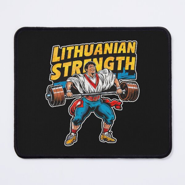 Item preview, ''Lithuanian Strength'' Lithuanian gym weight Lifter T-Shirt    designed and sold by Witty Shirts.