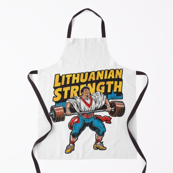 Item preview, ''Lithuanian Strength'' Lithuanian gym weight Lifter T-Shirt designed and sold by Witty Shirts.