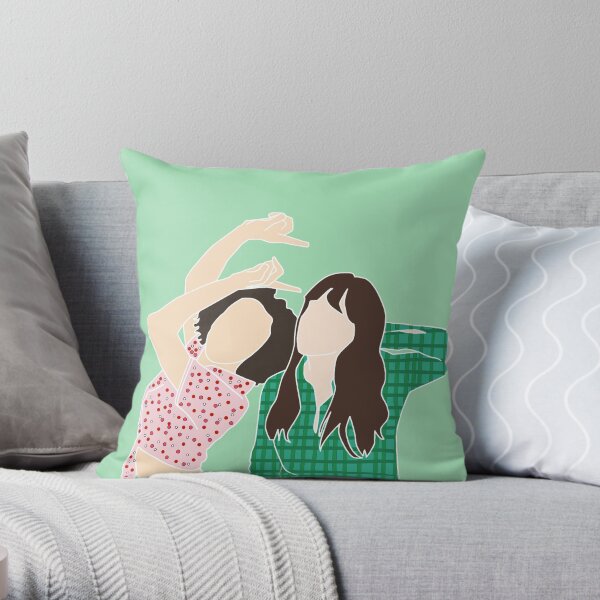 YOU AND ME GIRL Throw Pillow