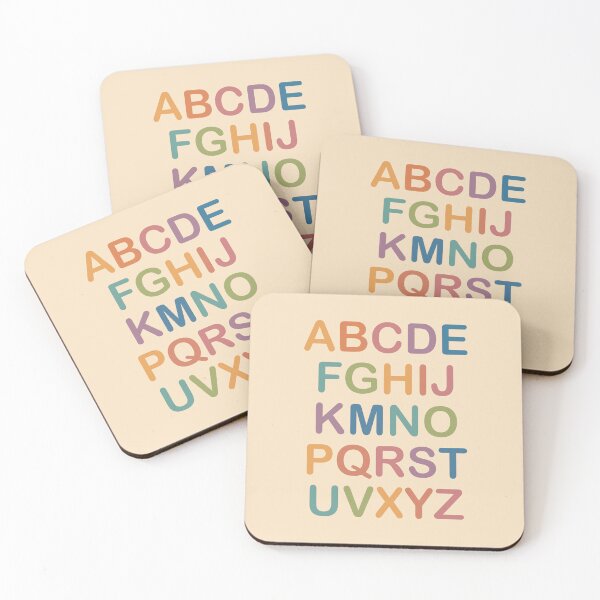 Item preview, Retro Rainbow Alphabet designed and sold by SavannahLilyDesigns.