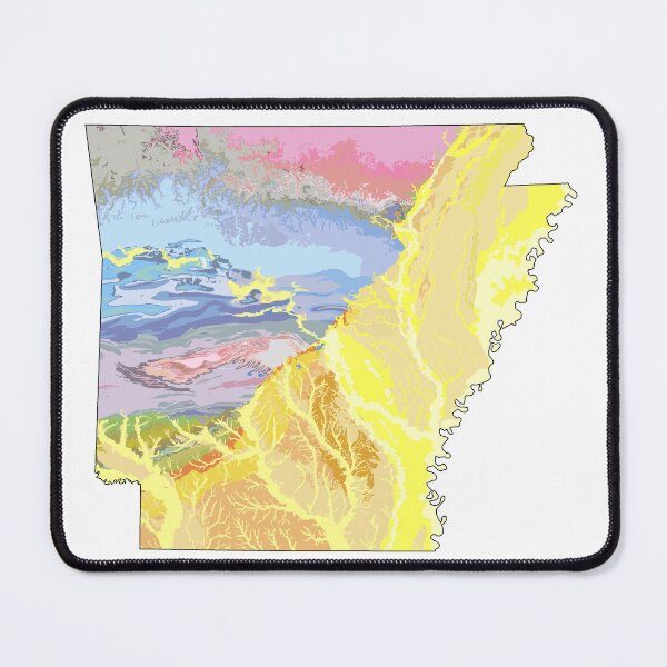 Item preview, Geological Map of Arkansas designed and sold by SABriggs.