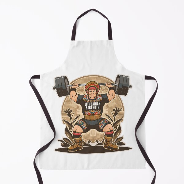 Item preview, Vintage ''Lithuanian Strength'' Lithuanian gym weight Lifter T-Shirt designed and sold by Witty Shirts.