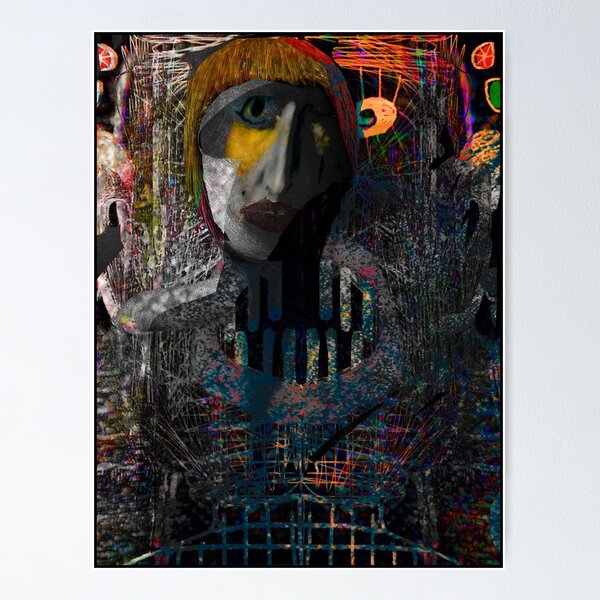 Item preview, ‘Colourful Sorrow’ designed and sold by Linda Truskett Art.