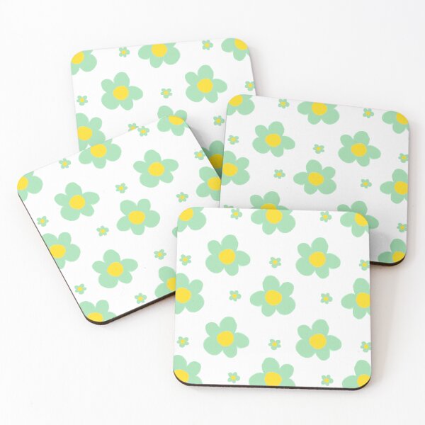 Item preview, Green Flower Power Vibes Pattern designed and sold by shannondoucette.