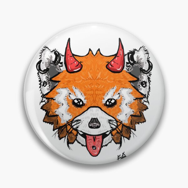 Item preview, Red panda devil designed and sold by Mellow Creatures.