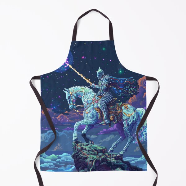 Item preview, Cosmic Knight Pixel Fantasy Space Galaxy Retro Adventure designed and sold by Kaos-Bit.