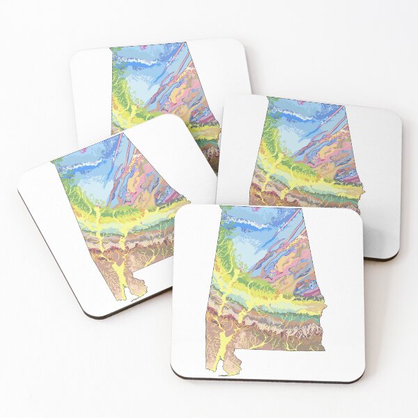 Item preview, Geologic Map of Alabama designed and sold by SABriggs.