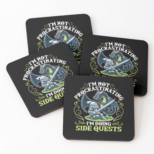 Item preview, I'm not Procrastinating I'm doing Side Quests RPG designed and sold by DetourShirts.