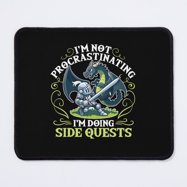 Artikelvorschau, Ich zögere nicht, ich mache Side Quests RPG entworfen und verkauft von DetourShirts.