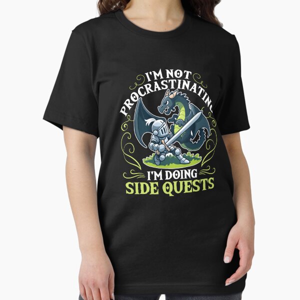 Item preview, I'm not Procrastinating I'm doing Side Quests RPG designed and sold by DetourShirts.