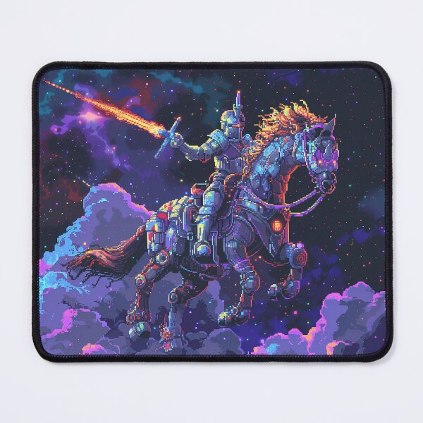 Item preview, Space Knight Pixel Fantasy Retro Arcade Galaxy Adventure  designed and sold by Kaos-Bit.