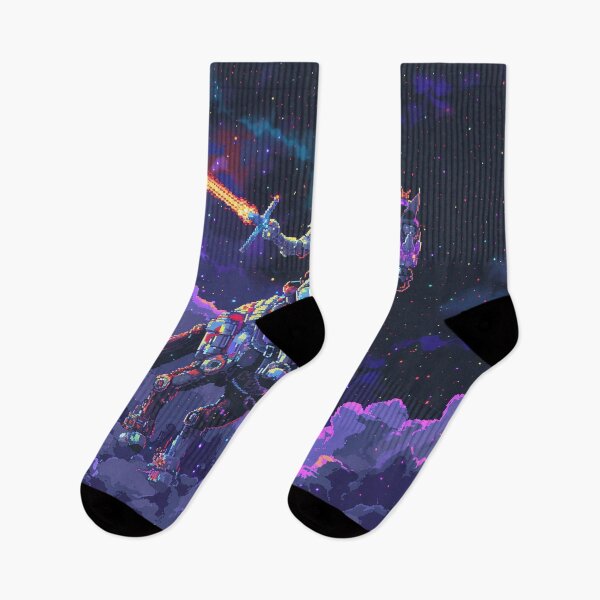 Item preview, Space Knight Pixel Fantasy Retro Arcade Galaxy Adventure  designed and sold by Kaos-Bit.