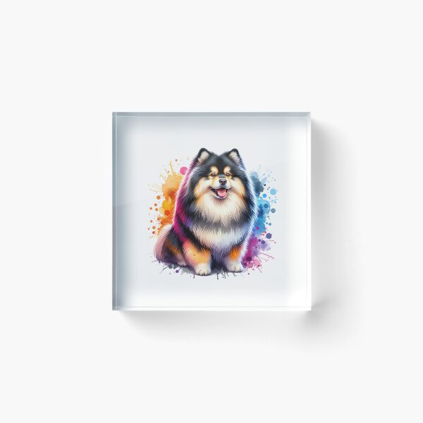 Item preview, Watercolor Swedish Lapphund designed and sold by TheAnimalZ00.