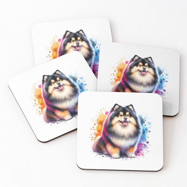 Item preview, Watercolor Swedish Lapphund designed and sold by TheAnimalZ00.