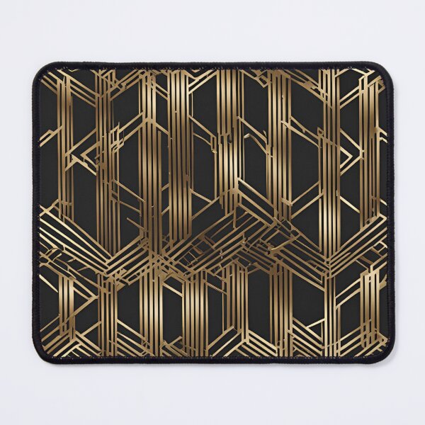 Item preview, Gold and Black Art Deco Pattern designed and sold by CreationsGP.
